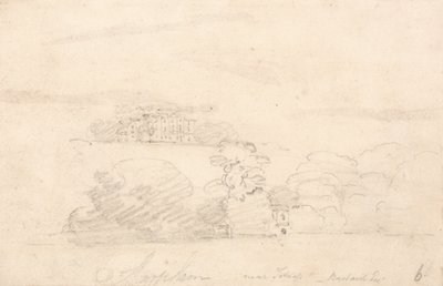 Sharpham, near Totnes, Devon by Thomas Girtin